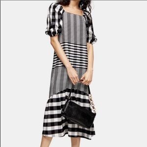 NWT Topshop Gingham Dress